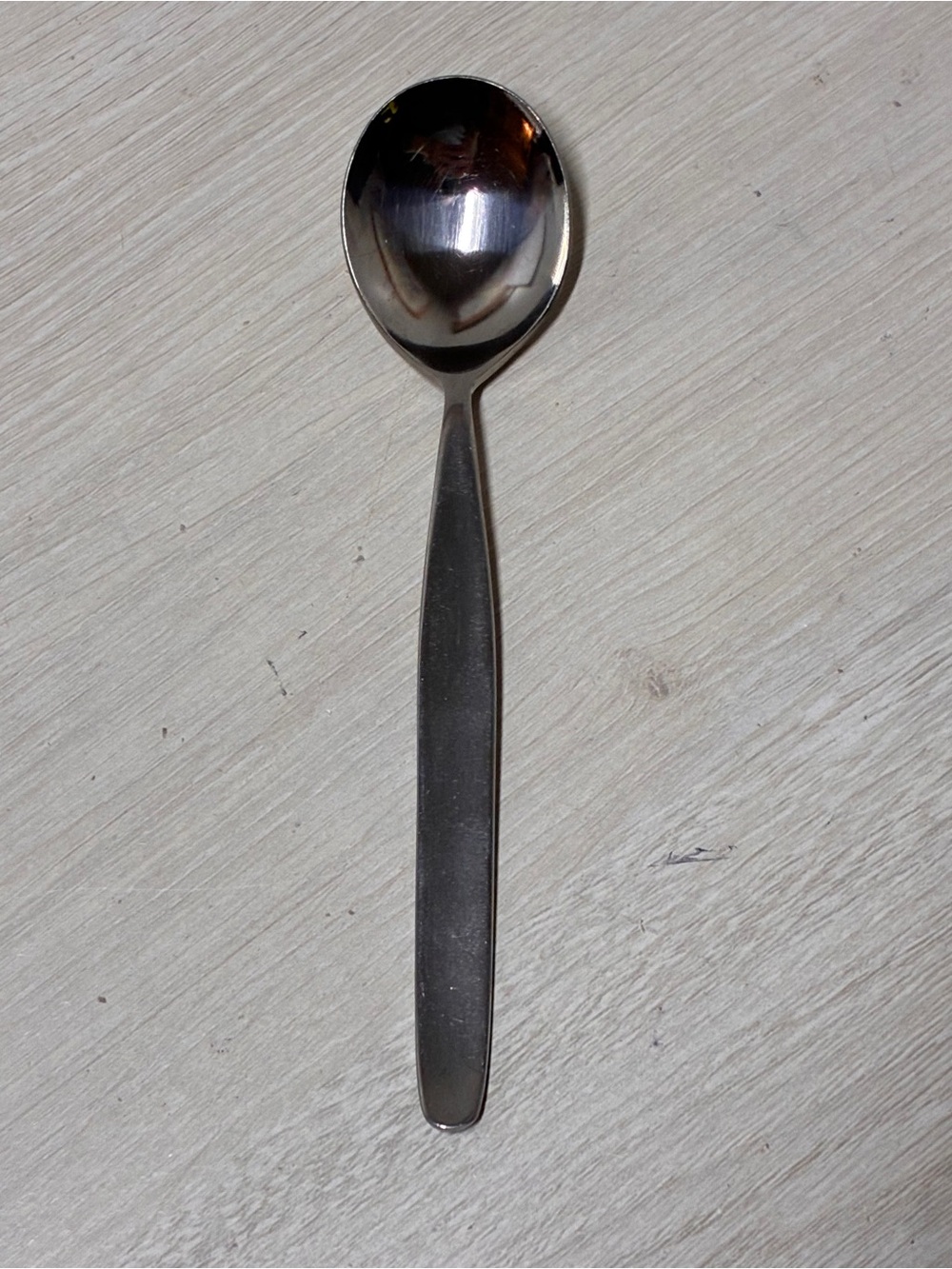 Vintage Stainless Steel Teaspoon Minimalist Flatware Taiwan Kitchen Decor